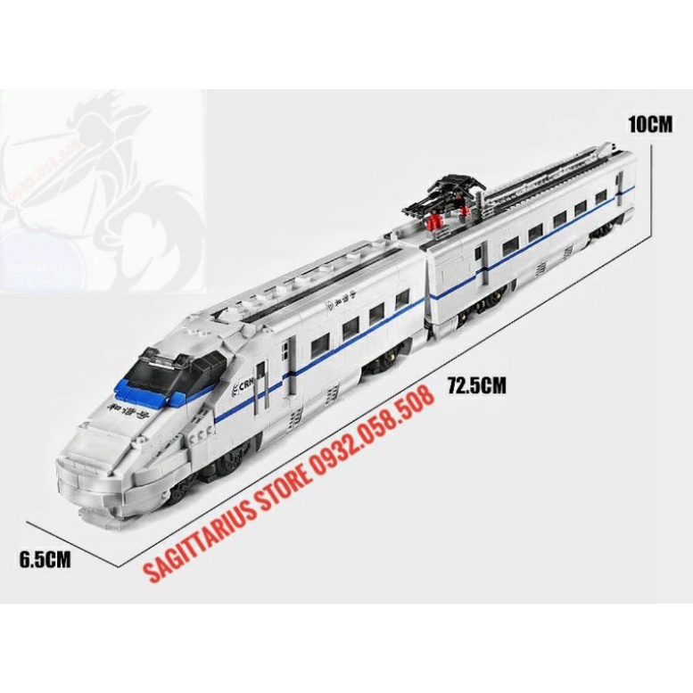 Lego Mouldking 12002 Lắp Ráp Tàu Cao Tốc