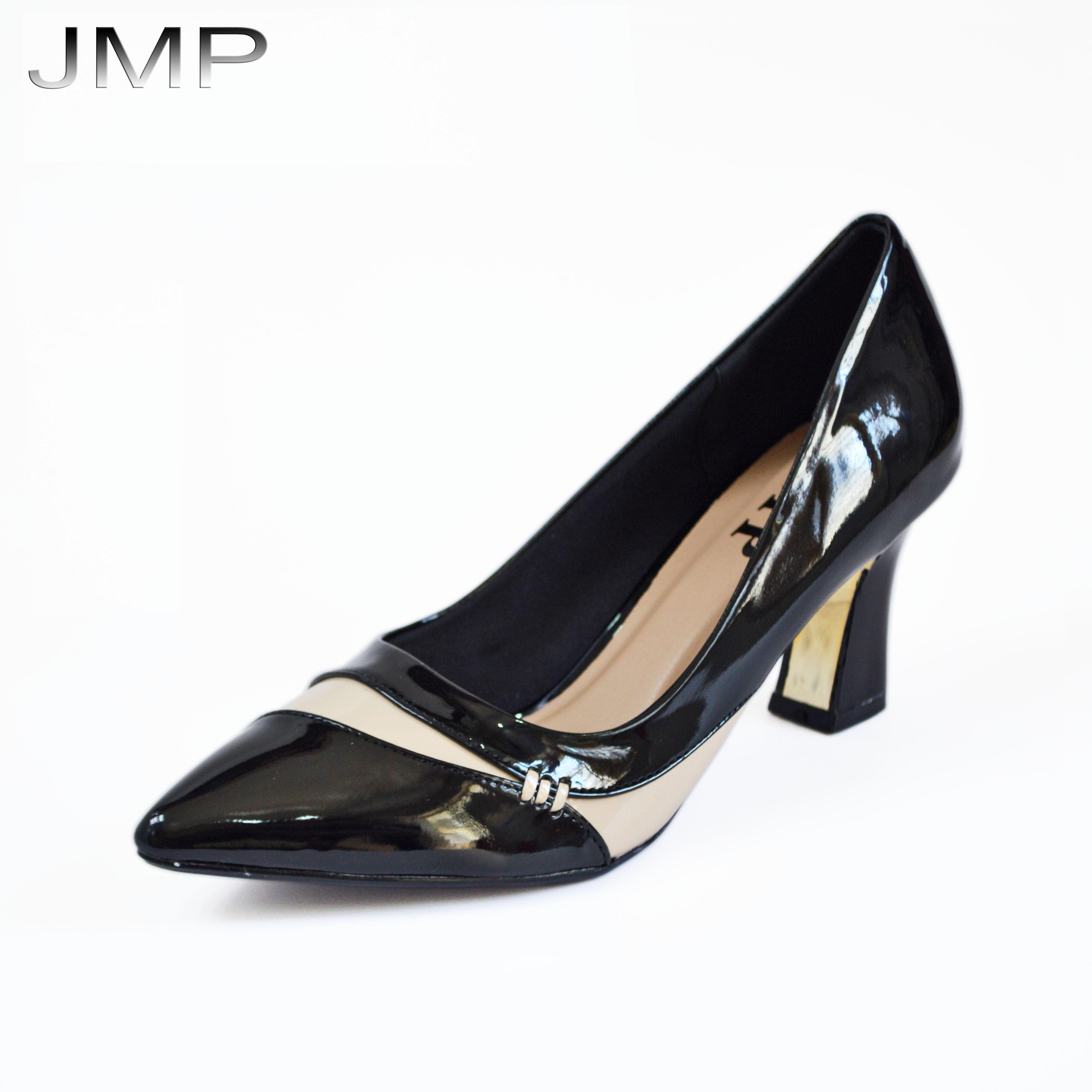 JMP - Giày Cao Gót Mũi Nhọn Công Sở gót vuông 7cm - CH168
