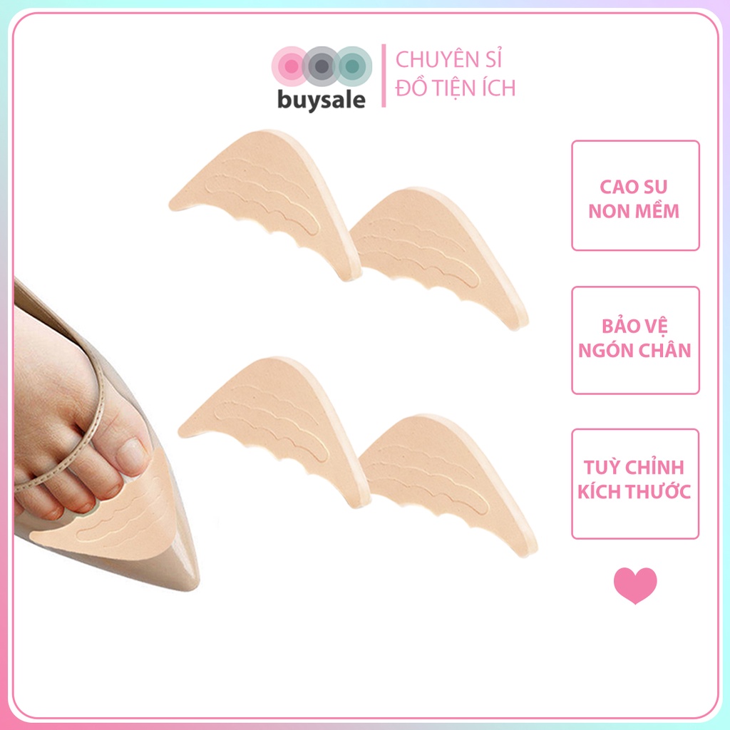 Lót mũi giày su non đệm êm ngón chân, có tác dụng giúp giảm size cho giày bị rộng - BuySales - BSPK50