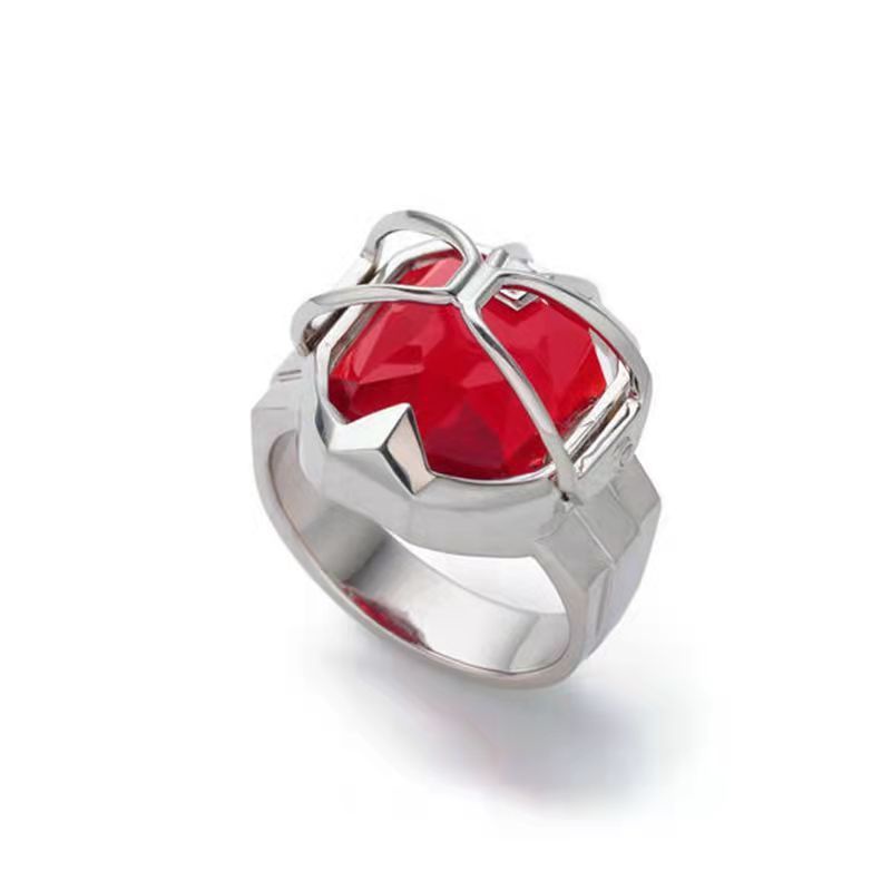 Nhẫn Hở Ma Thuật Hình Ngọn Lửa Phong Cách Kamen Rider flame Wizard