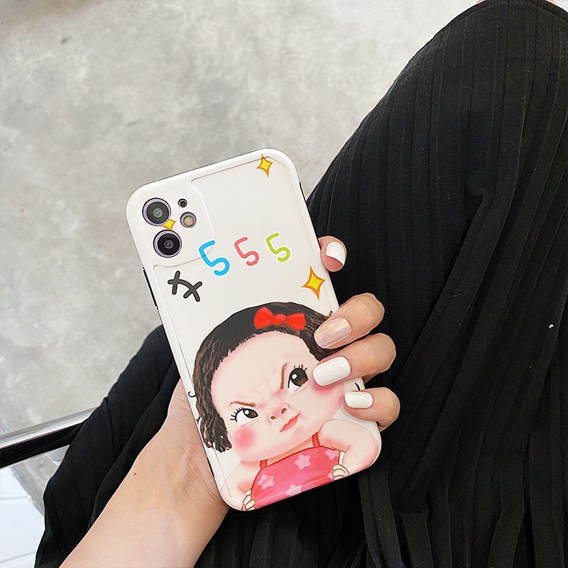 Ốp điện thoại silicon chống rơi hình Gnhg thích hợp cho IPhone 12 12promax 7 8Plus SE X XS XR XSMAX 11 11pro 11promax