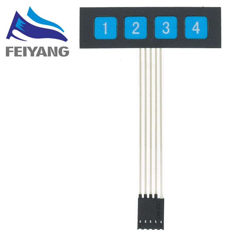 Bàn Phím Công Tắc Cảm Ứng 1x4 4x4 4x5 Arduino 1*4 4*4 4*5 16 Nút