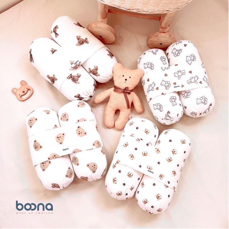 Bộ Chặn Bông Cho Bé Kèm Gối Xô Cao Cấp Chính Hãng Boona