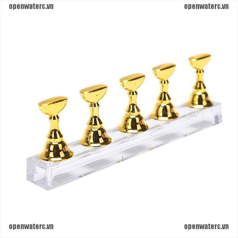 1 Bộ Giá Đỡ Trưng Bày Móng Tay Bằng Acrylic Pha Lê