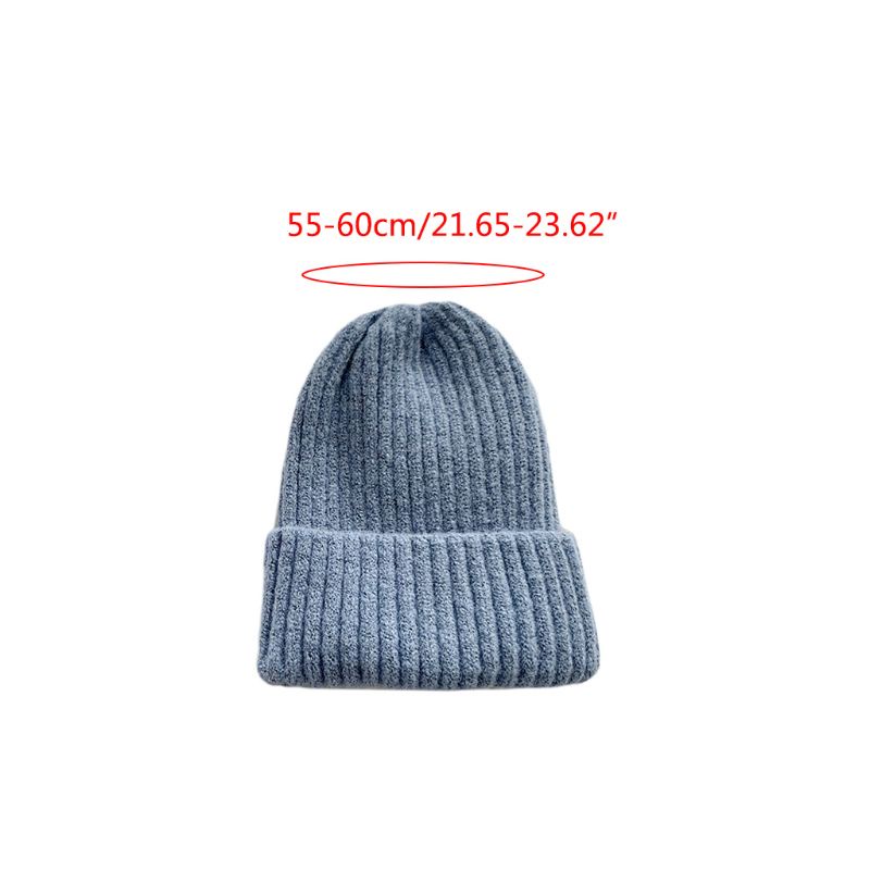 Mũ Beanie Dệt Kim Màu Sắc Ngọt Ngào Phong Cách Hàn Quốc Cho Nam Nữ