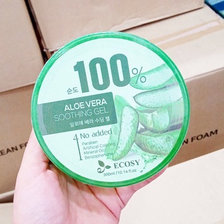 Gel Dưỡng Da Đa Năng Lô Hội Ecosy Aloe Vera 100% Soothing Gel 300ml