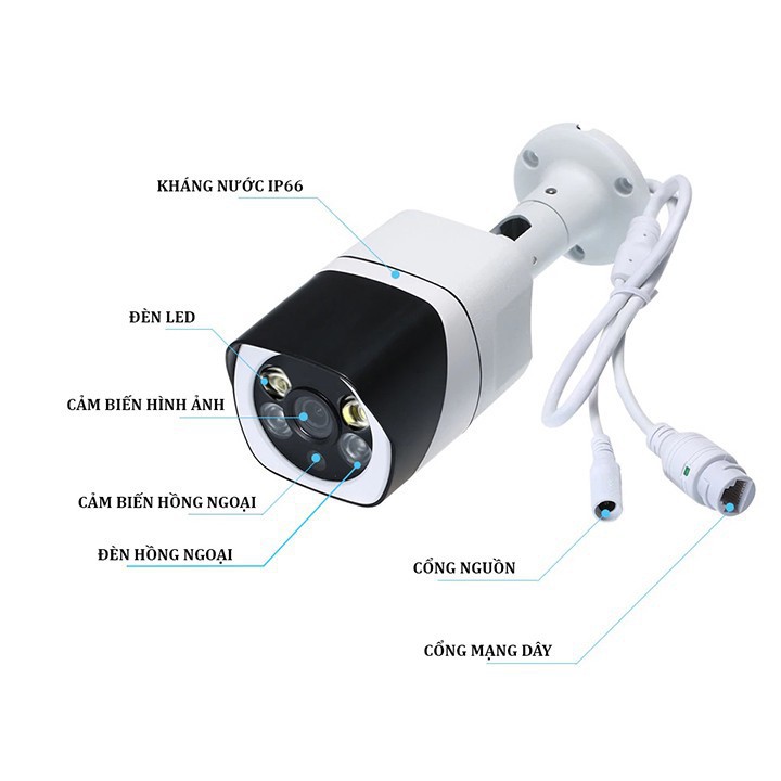 🌻FREESHIP🌻[BH 12 THÁNG ] Camera Giám Sát Ngoài Trời Yoosee - 6 Led Full HD (2.0Mpx) - Hồng Ngoại Quay Đêm | BigBuy360 - bigbuy360.vn