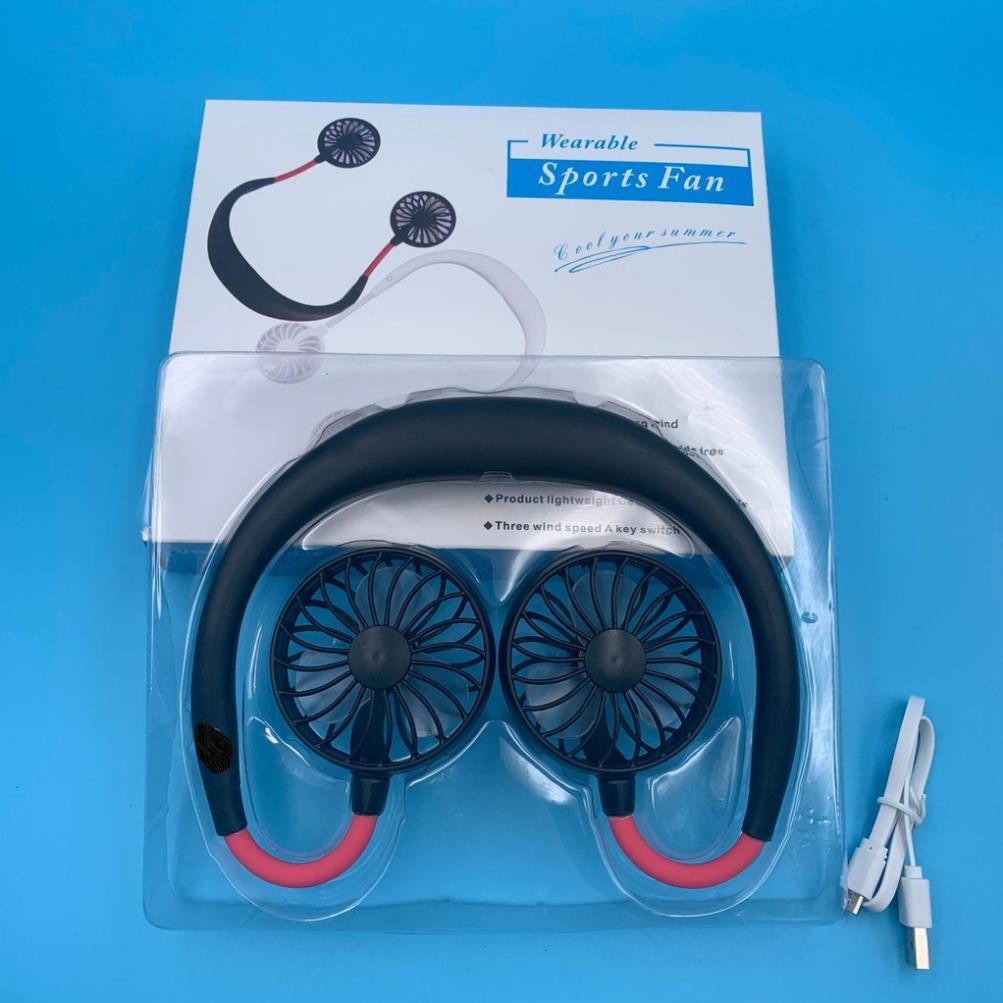 [Mã ELFLASH5 giảm 20K đơn 50K] [CAO CẤP] Quạt mini treo cổ, quạt gió mini thể thao treo cổ, sạc USB | BigBuy360 - bigbuy360.vn