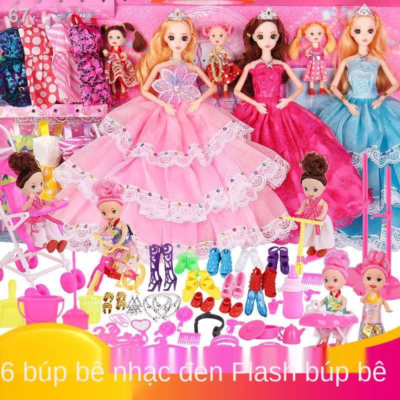 BA Hơn cả búp bê Barbie có khớp và biết nói bộ đồ chơi lớn cho bé gái 10 tuổi công chúaS