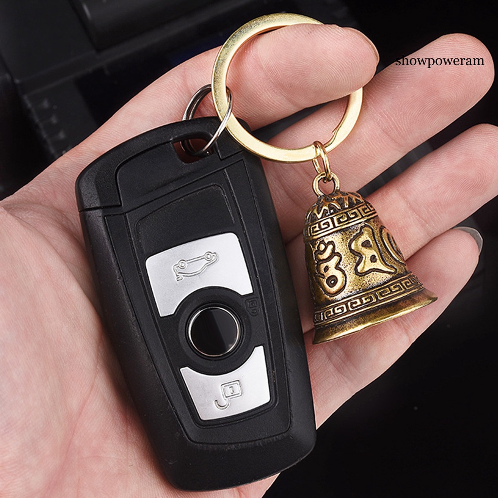 Móc Khóa Hình Chuông Mini Chất Liệu Đồng Thau Dễ Thương