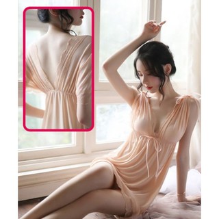 Váy Ngủ Ren Cao Cấp Thắt Eo Tiểu Thư CAO CẤP