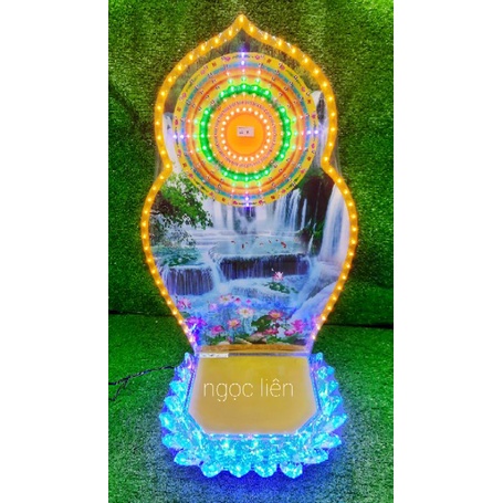 Đài sen đế sen pha lê hào quang 32 chương trình  đôn tượng phật