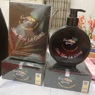cao gừng tan mỡ chính hãng (tặng kèm sữa tắm)
