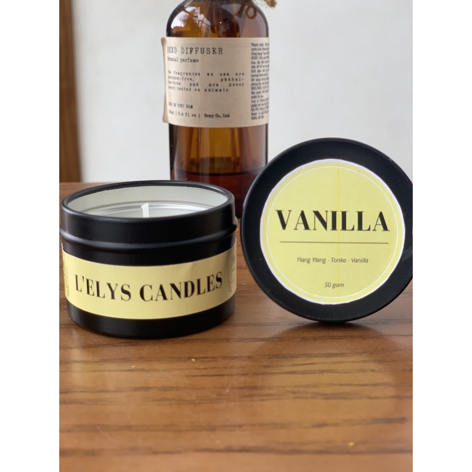 Nến thơm Vanilla Candles hương vani L'elys Candles 50gram