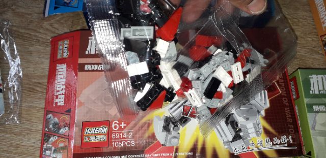 Lắp ráp LegoGundam siêu nhân Mobile Armor 6914 rất đẹp