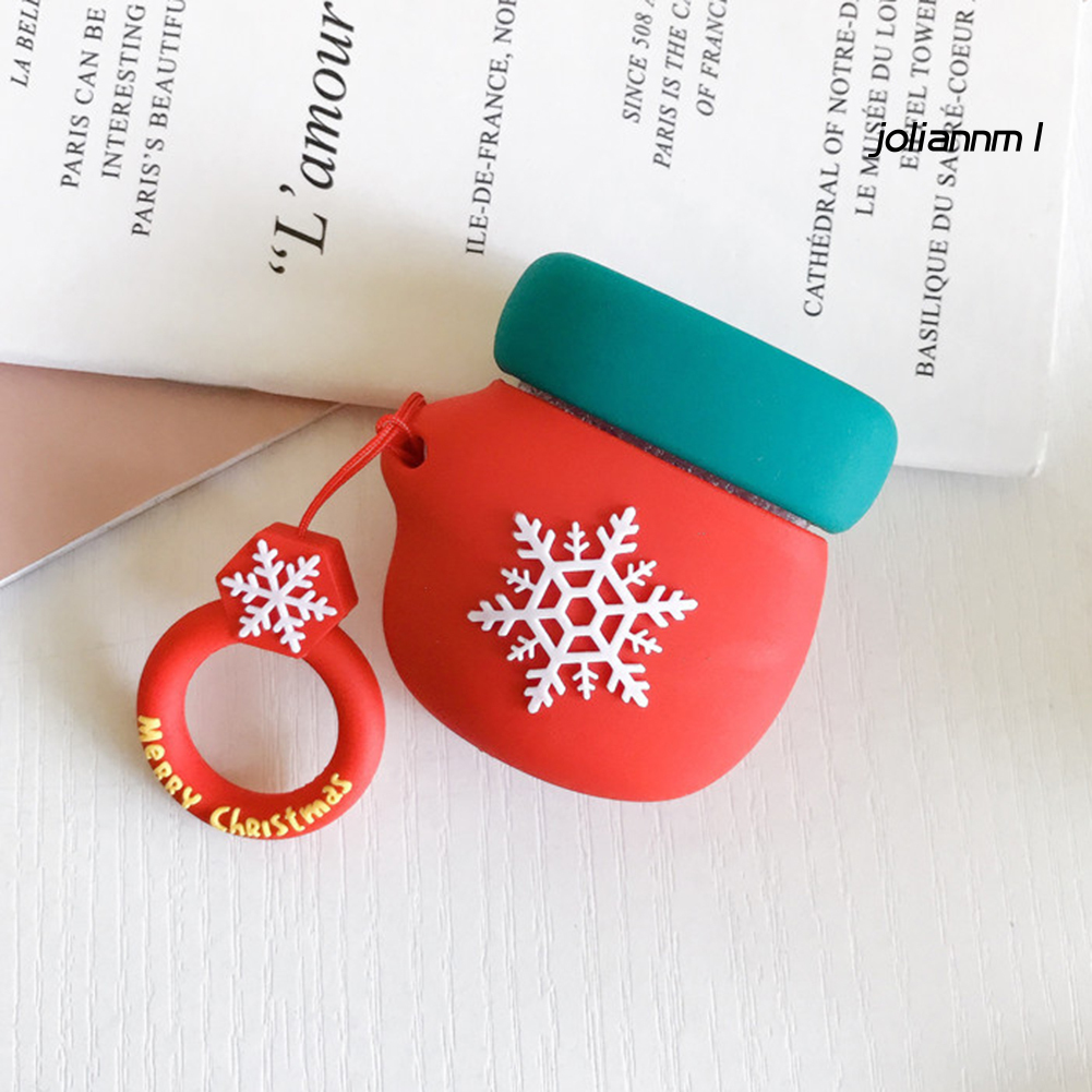 Vỏ Bảo Vệ Hộp Sạc Tai Nghe Airpods 1 / 2 Hình Ông Già Noel / Bánh Gừng / Bánh Quy / Cây Thông Giáng Sinh Dễ Thương