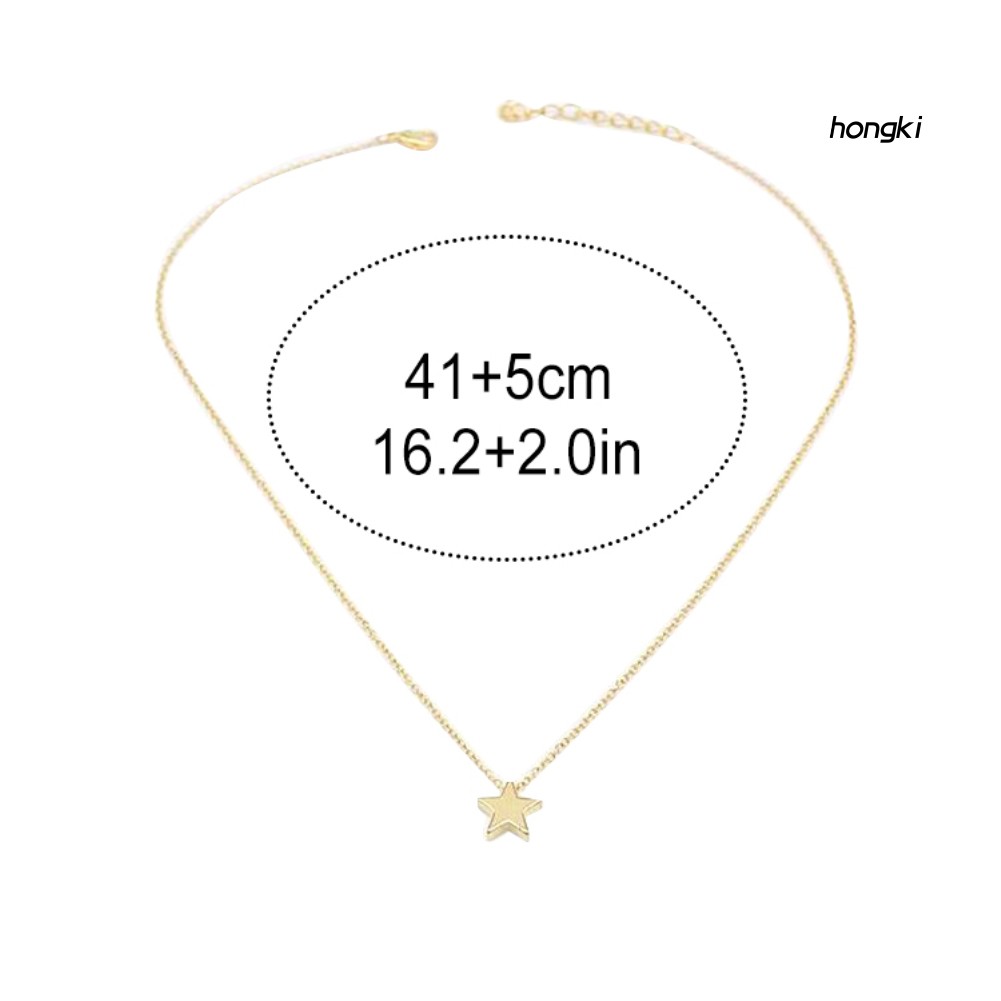 vòng cổ Hợp Kim Mặt Ngôi Sao Thời Trang Dành Cho Nữ