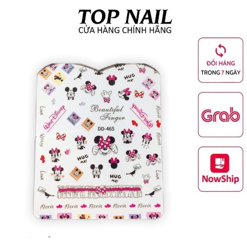 Sticker nail,hình dán trang trí móng DD465
