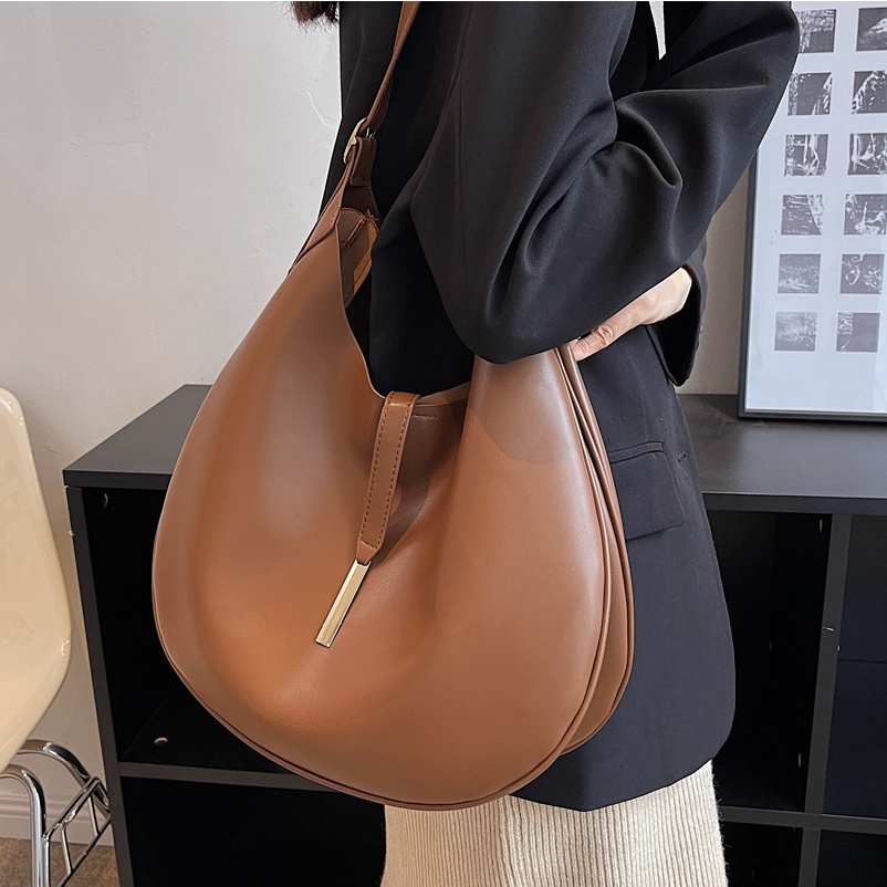 Túi Xách Đeo Vai Cỡ Lớn Thiết Kế Đơn Giản Dễ Phối Đồ Hợp Thời Trang