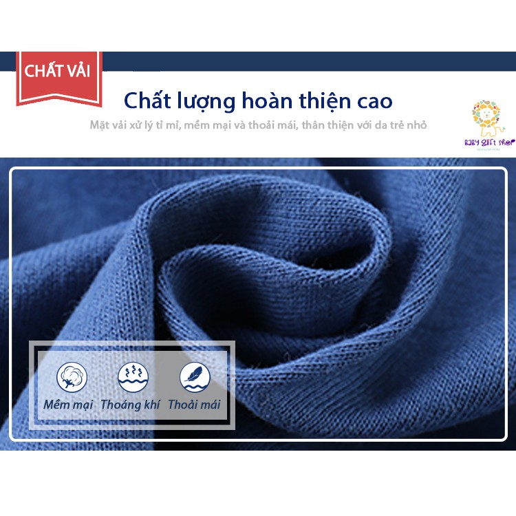 Bộ cộc tay cho bé trai mùa hè SENBAO bộ cotton cho bé từ 1 đến 7 tuổi in hình ngộ nghĩnh 2022