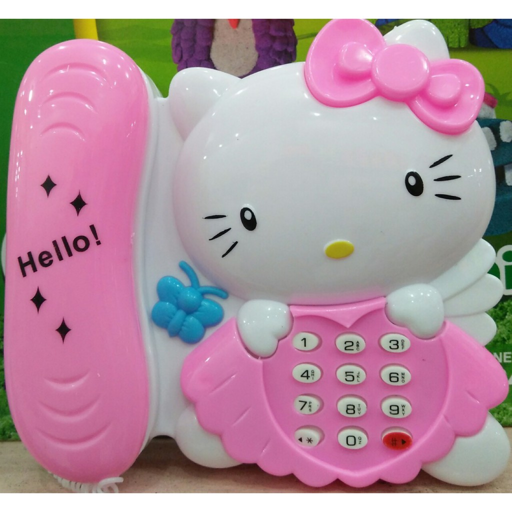 Đồ chơi điện thoại Hello Kitty Pin Nhạc