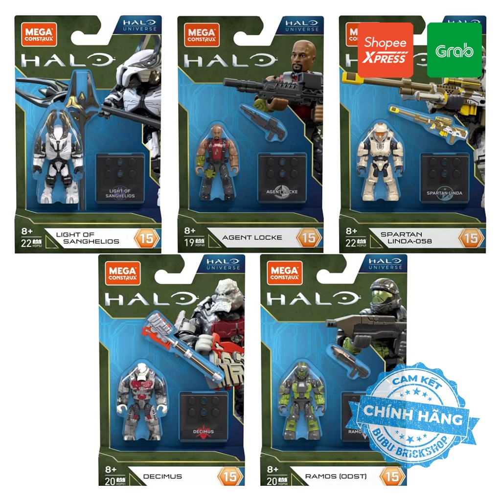 Mega Construx Halo Heroes Series 15 - Bộ xếp hình Mega Construx