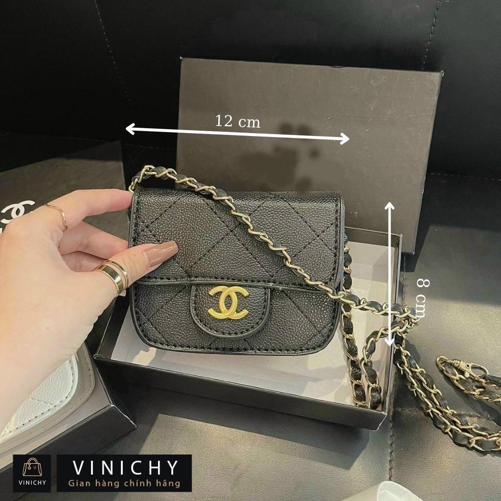 Ví nữ dài cầm tay, túi mini thời trang dùng đi chơi, đi học VINICHY, da cao cấp size 12cm HA105