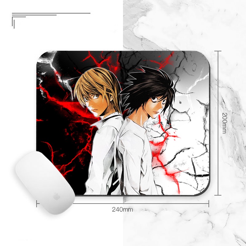 Miếng lót chuột IN HÌNH Death note Cuốn sổ tử thần anime chibi tiện lợi xinh xắn