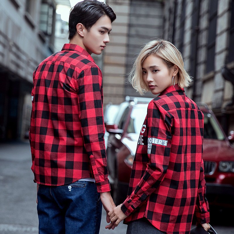 Áo sơ mi kẻ caro phong các Hàn Quốc hiện đại Style năng động mã ST2932