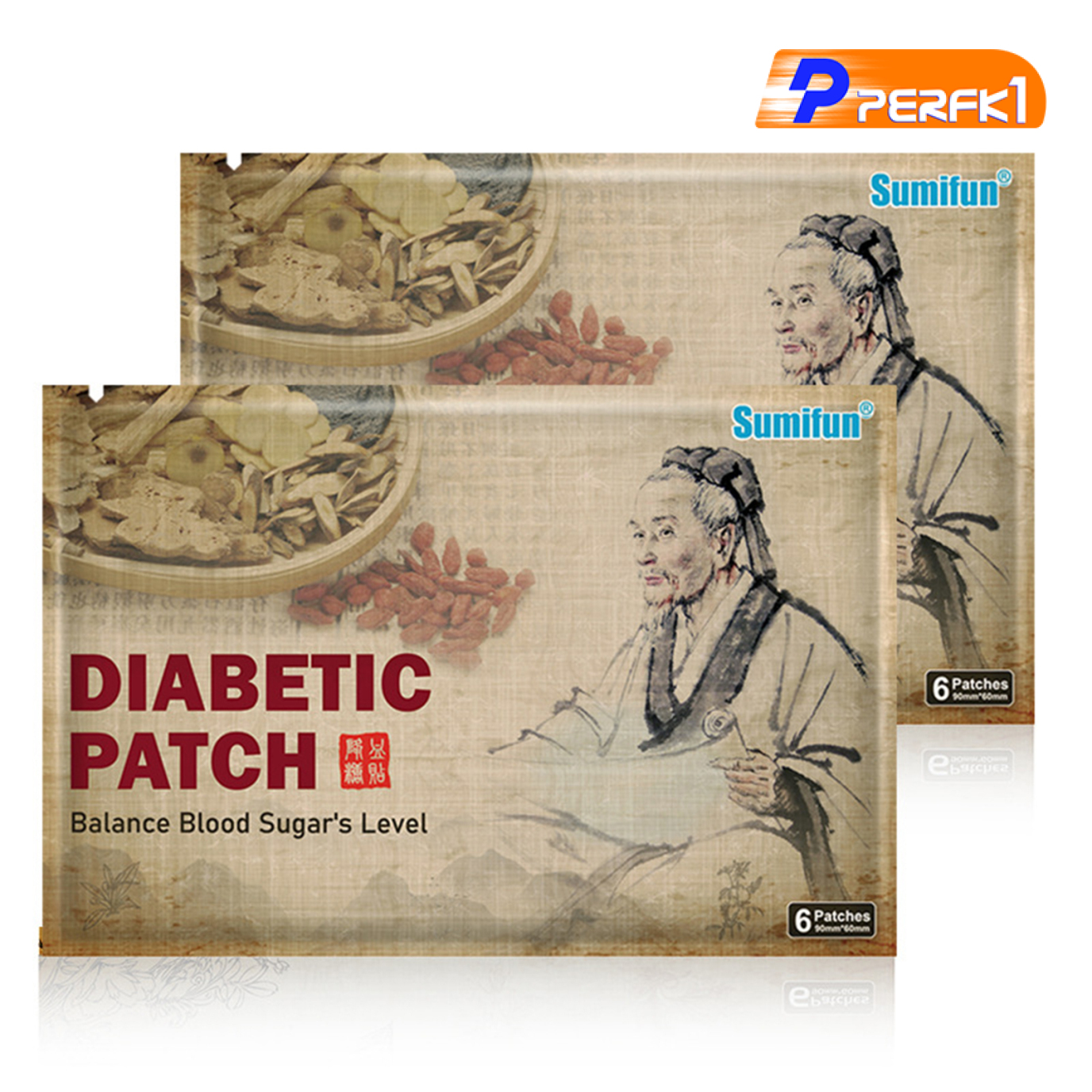 Hot-Diabetes Sticker 12 Pcs/2Bag Diabetes Plasters Diabetes Patch Diabetes Pads