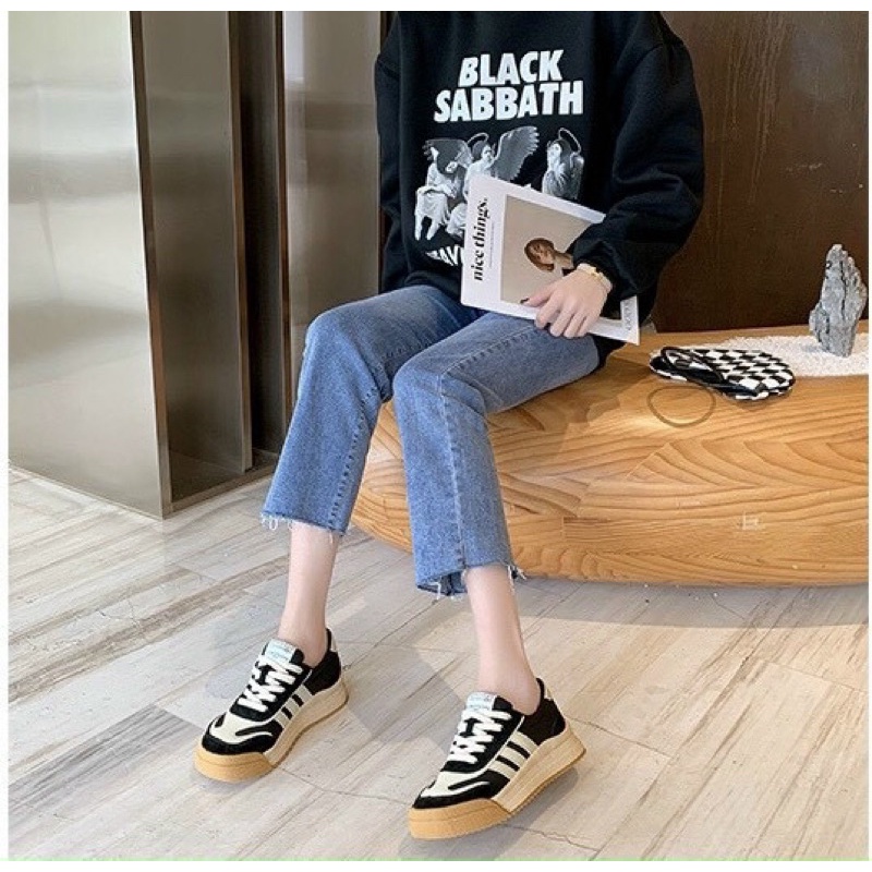 HOT- GIÀY BATA ĐẾ THÔ 3 PHÂN CHẤT DA SIÊU CHẤT