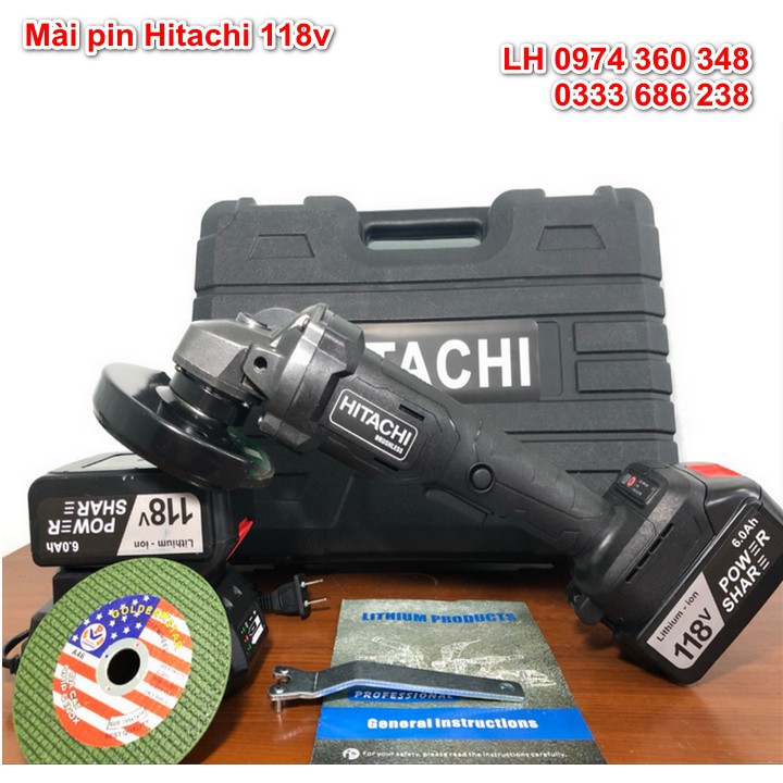 Bảng giá Máy Mài Pin Hitachi - 118V