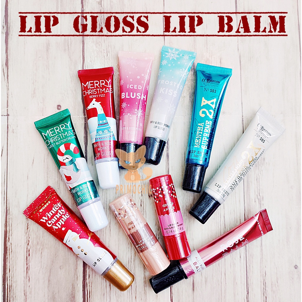 BATH & BODY WORKS son dưỡng môi 14gr - Bath and Body works lip gloss & balms 14gr