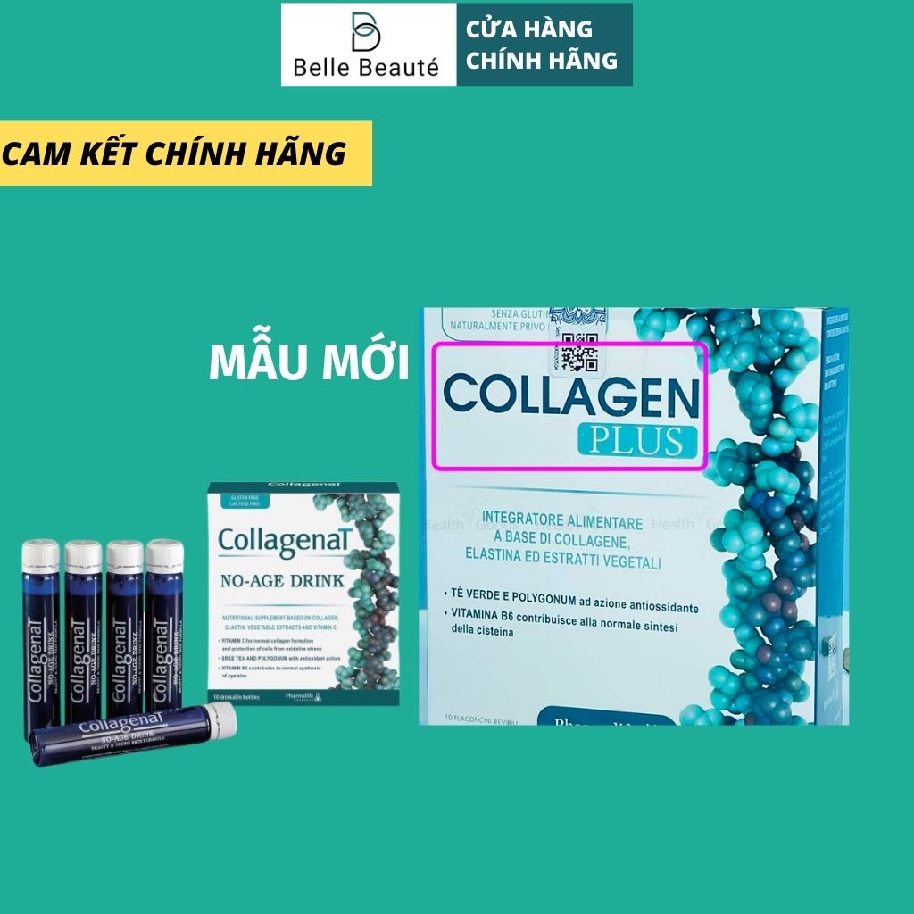 PharmaLife Collagen Plus NO-AGE Chống lão hoá &amp; Đẹp Da (Hộp 10 ống)