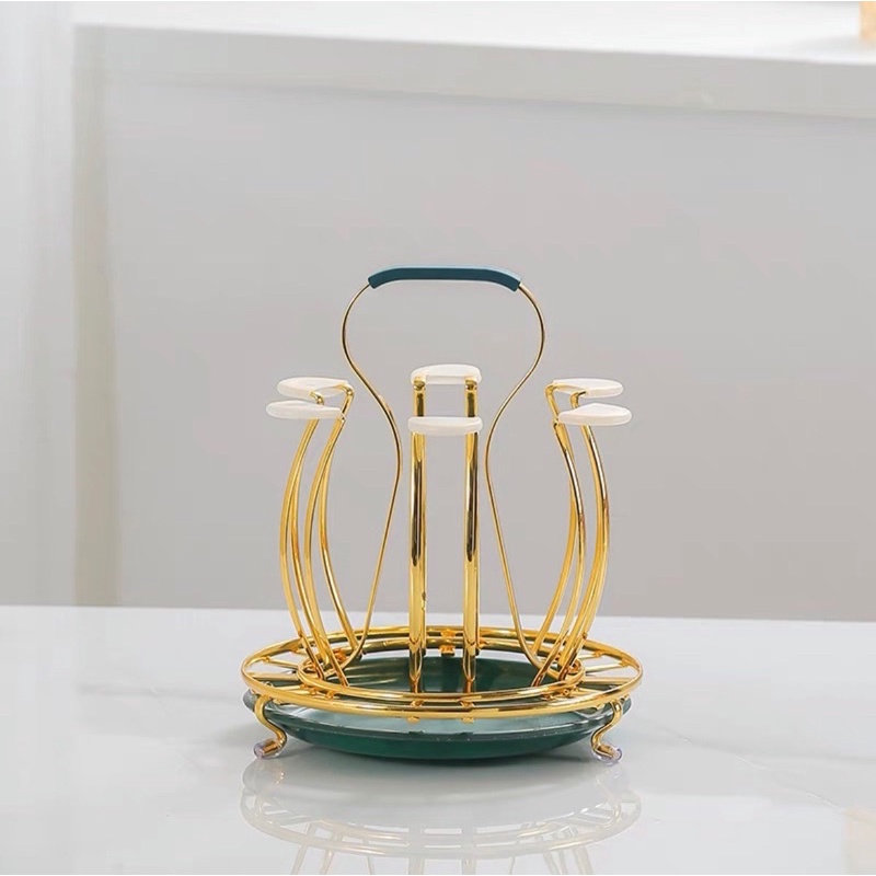 Úp cốc xanh vàng🍀Úp cốc đẹp sang