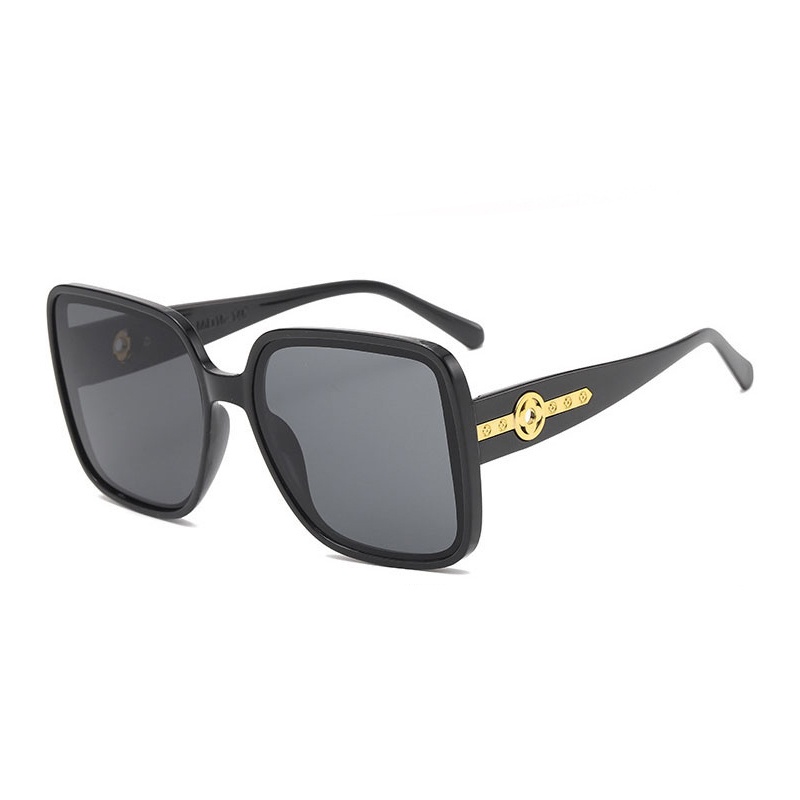 Kính mát gọng vuông lớn Samjune phong cách cổ điển thời trang khi hoạt động ngoài trời cho nữ 2021
