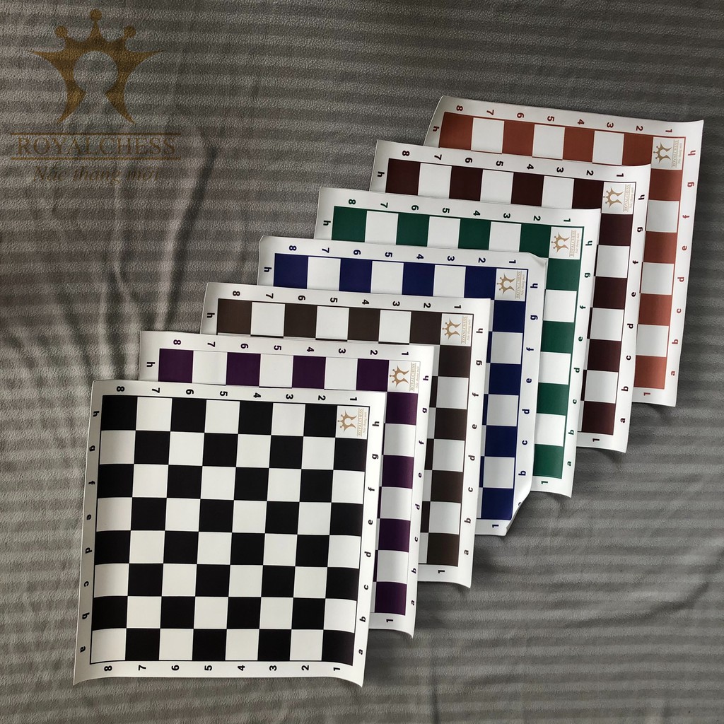 Bàn cờ vua simili (phù hợp quân cờ vua tiêu chuẩn) ROYALCHESS 40cmx41cm