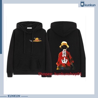 Áo Hoodie Dài Nỉ Ấm One Piece Luffy, Chopper Nam Nữ Đủ Size