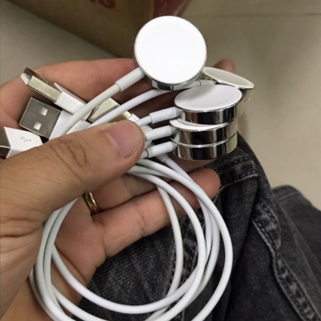 Cáp sạc đồng hồ Apple Watch Magnetic Charger to Usb 0.3m (dây ngắn 30cm) chính hãng Apple nguyên hộp mới 100%