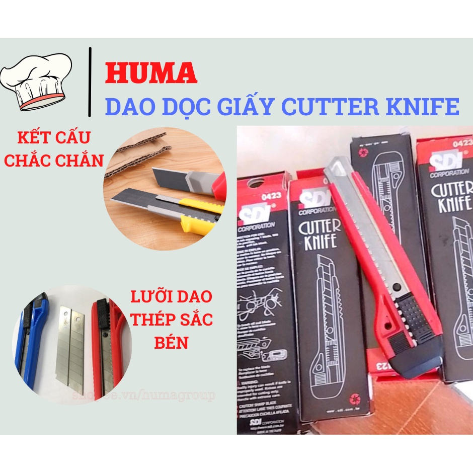 Dao dọc giấy to, nhỏ - HUMA