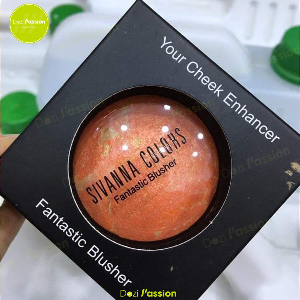 Phấn Má Sivanna Tự Nhiên, Bền Màu - Sivanna Colors Fantastic Blusher 8g