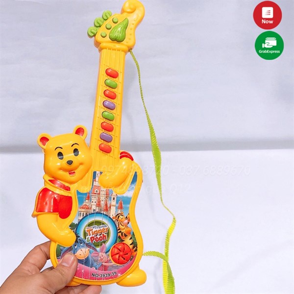 Đồ chơi đàn ghita kết hợp piano phím giúp bé rèn luyện âm nhạc, âm thanh, nhạc điệu