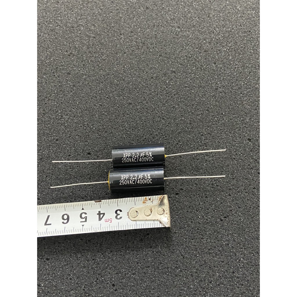 Tụ lọc phân tần cản loa treble 2.2uf 400v hàng cao cấp