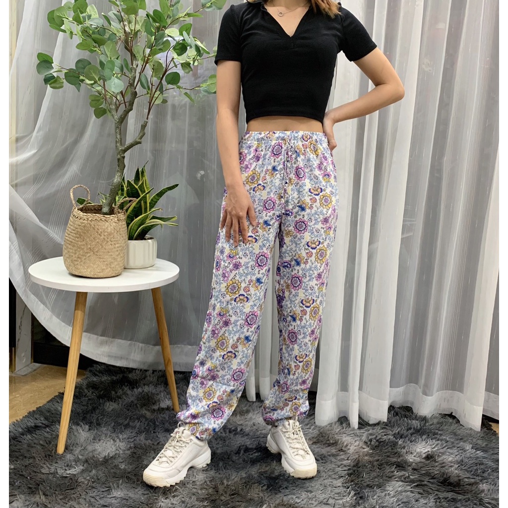 Quần Lanh Việt Thắng Dáng Thụng Bo Gấu