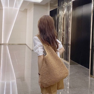 Túi cói tote size lớn siêu xinh
