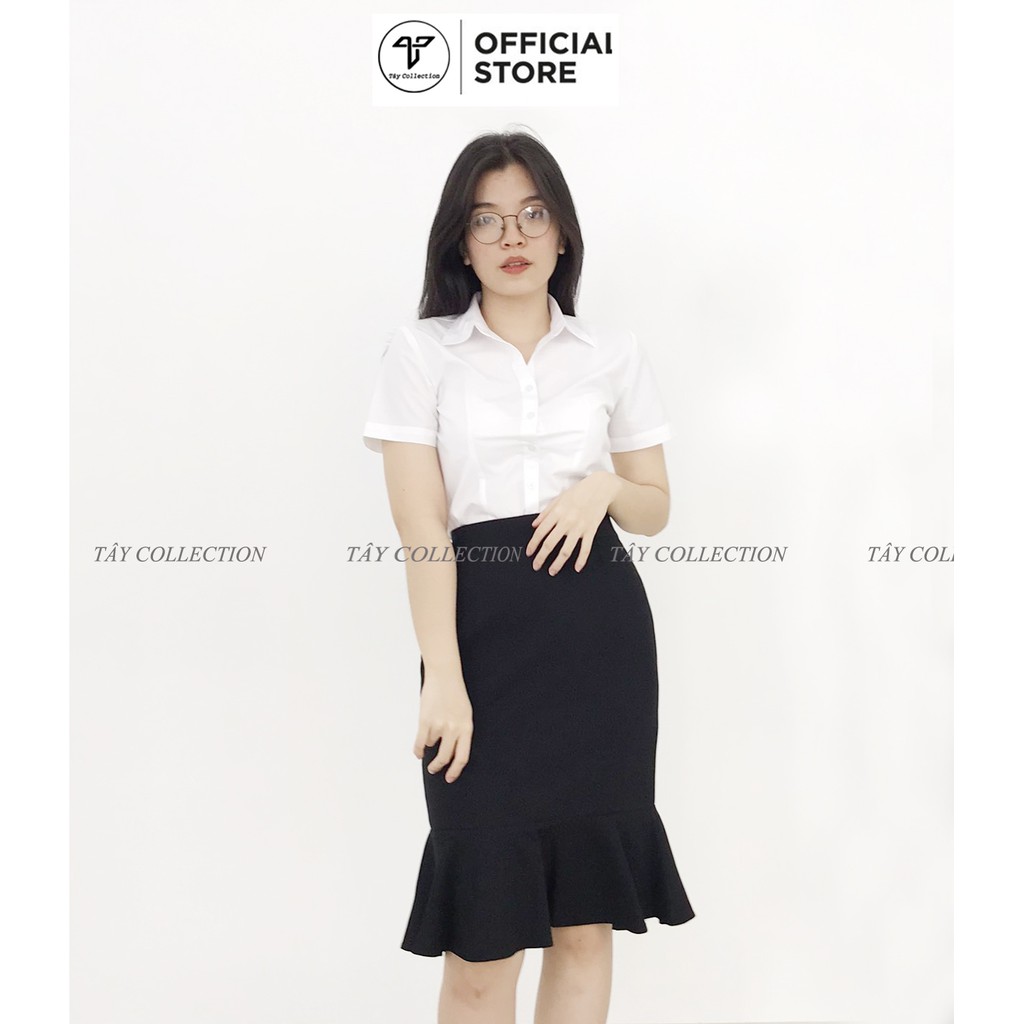 Chân Váy Đuôi Cá 2 Lớp Cao Cấp TÂY COLLECTION, Vải Đẹp, May Kĩ, Mặc Rất Tôn Dáng CV25