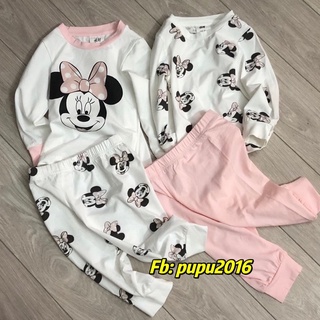 Set bộ cotton Mickey Minnie HM cho bé