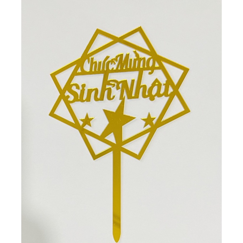 Set 10 mica Chúc mừng sinh nhật