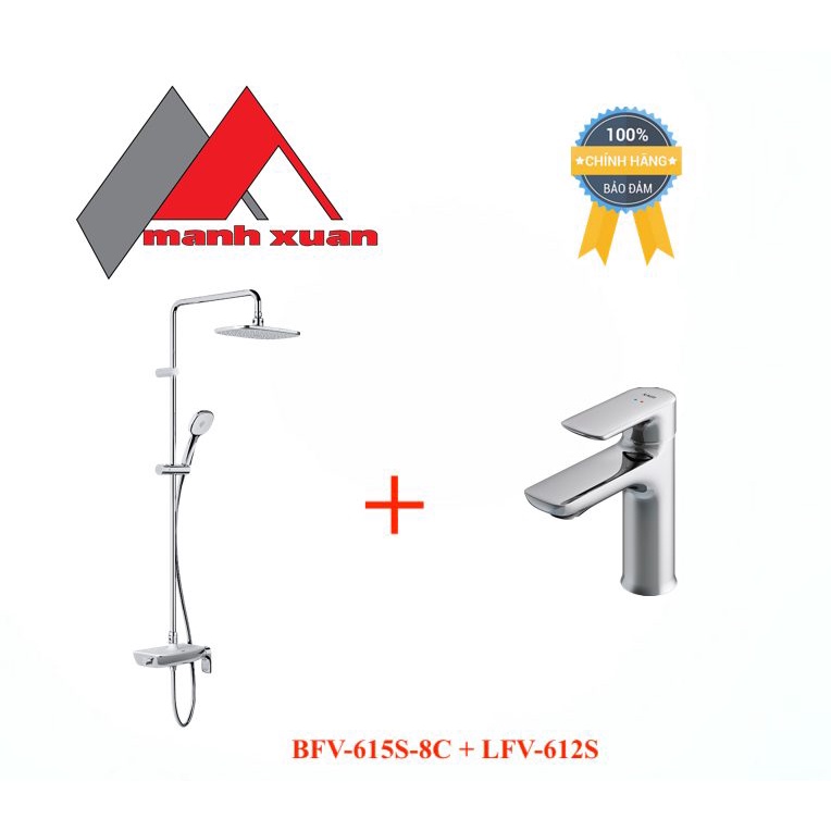 Combo trọn bộ INAX BFV-615S-8C + LFV-612S