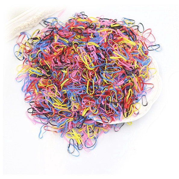 [ FREESHIP 50K ] Sét 500 Dây Chun Cột Tóc cho bé nhiều màu